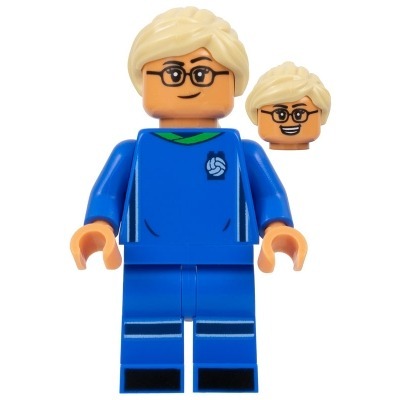 【小荳樂高】LEGO 足球員 藍隊 Soccer Player (21337原裝人偶) idea140