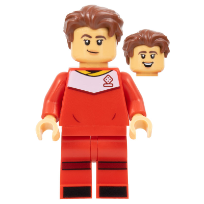 【小荳樂高】LEGO 足球員 紅隊 Soccer Player (21337原裝人偶) idea137