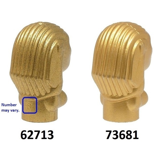 【小荳樂高】LEGO 金屬金色 秘魯 寺廟 神像 雕像 Utensil  73681  6328363-細節圖2