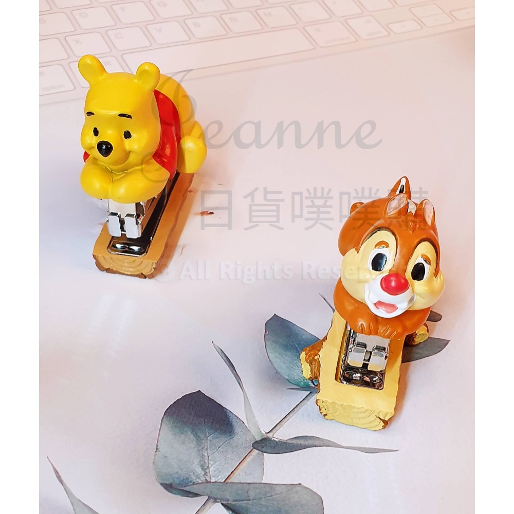 [日貨噗噗購](現貨)日本正版 迪士尼 訂書機 毛怪 大眼仔 維尼熊 蒂蒂-細節圖3