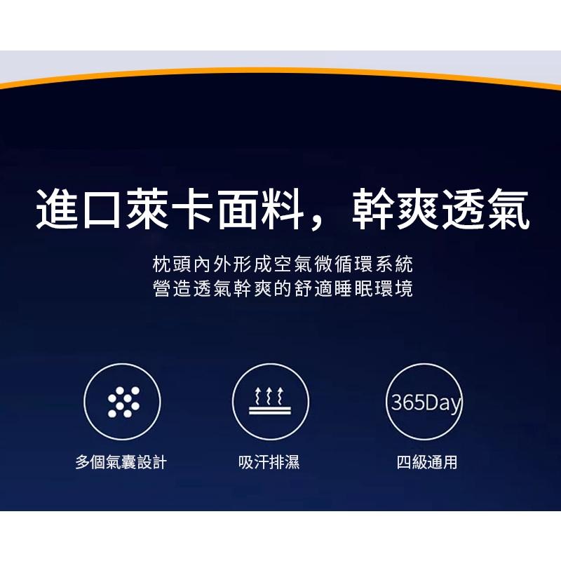 健康紓壓氣囊枕 充氣枕頭 人體工學枕-細節圖5