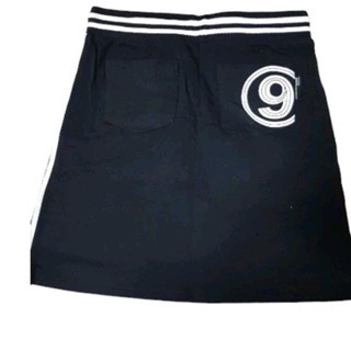 JOJO黑色風衣短裙 風衣材質短裙 A字裙-細節圖3