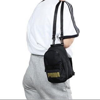 PUMA WMN Core 小後背包 黑色（F）男女共同-細節圖3