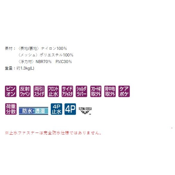 GAMAKATSU GM-2194 蟒蛇黑 救生衣 釣魚 磯釣 海釣 全新品 現貨 GM2194-細節圖4