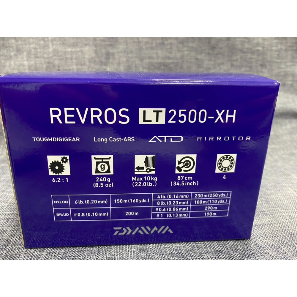 19年DAIWA  REVROS LT 紡車式捲線器 2500-XH 捲線器-細節圖3