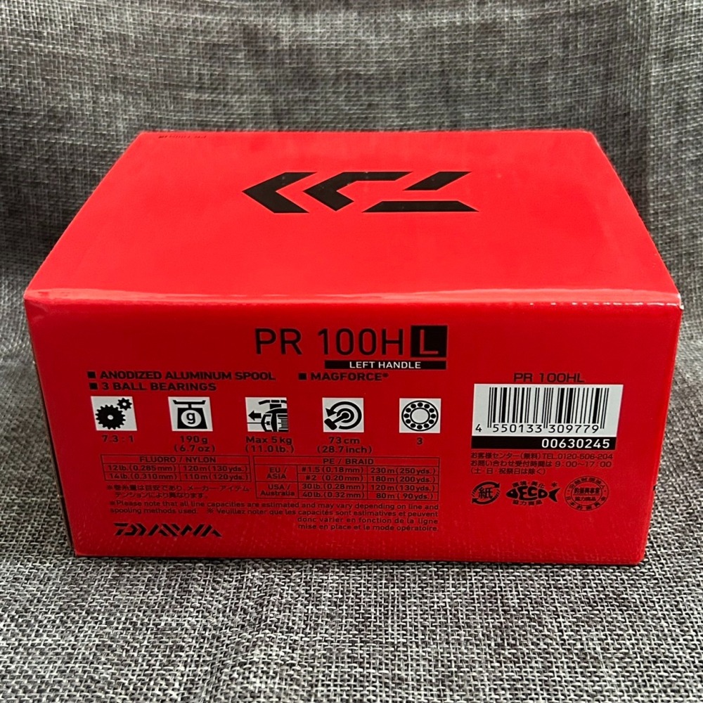 Daiwa 捲線器25新款追加 PR100H 左手 右手 小烏龜 釣魚 路亞 PR 100H 平價好用 路亞 捲線器-細節圖10