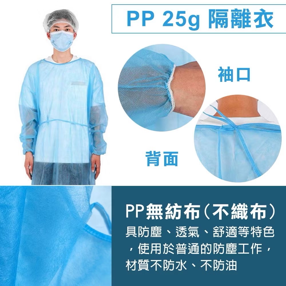 隔離衣-細節圖2