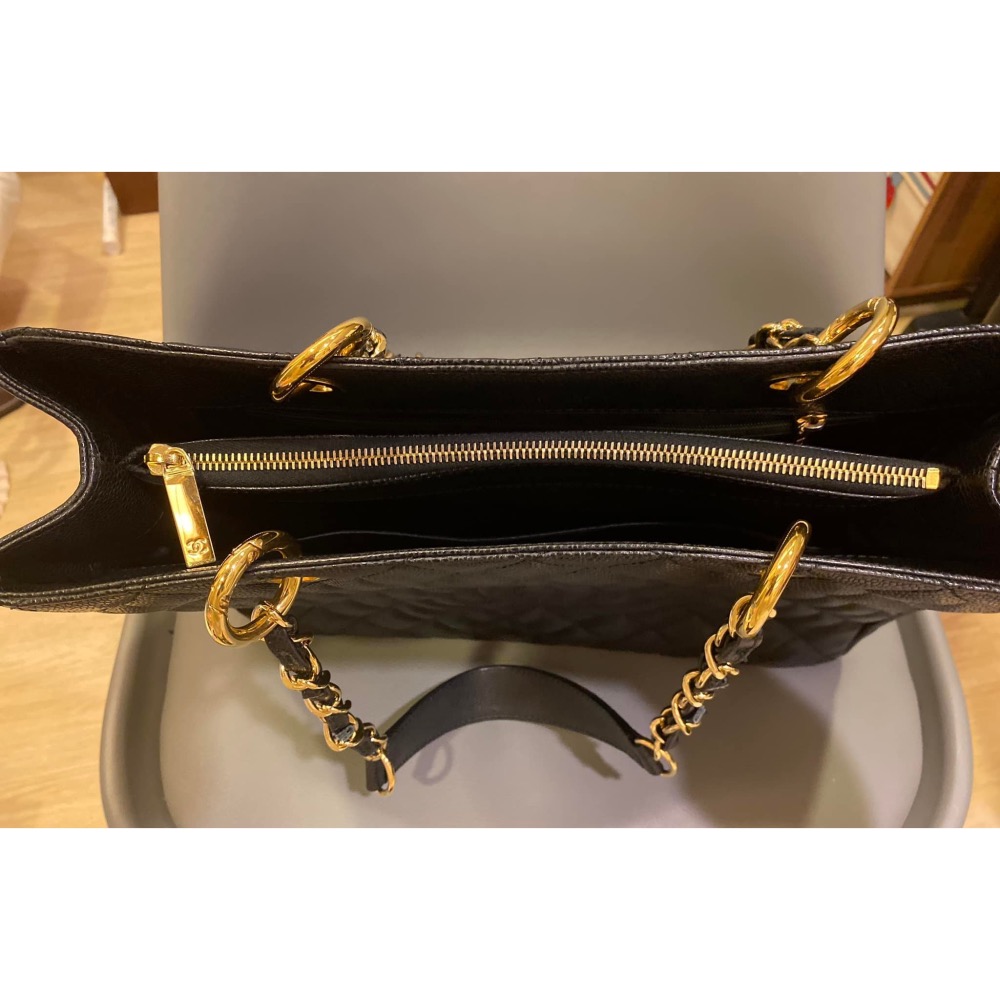 *二手精品* 法國購回 Chanel GST經典款雙肩包 含盒+購證+保卡+防塵袋～保證正品 自售價格低於二手精品店-細節圖5