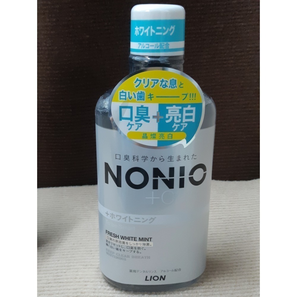 粟米小舖- LION 獅王 NONIO 終結口氣 漱口水 600ml 浸潤薄荷/晶燦亮白/澄橘薄荷-規格圖4