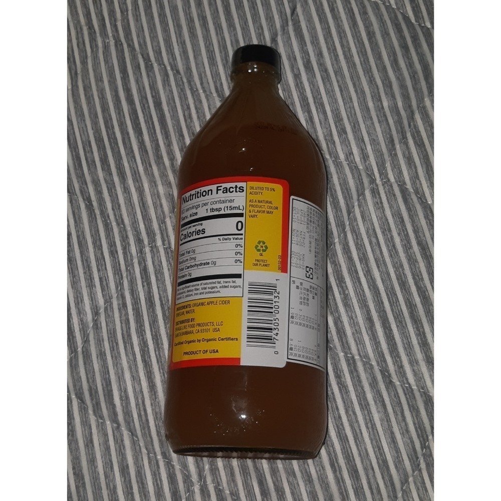 粟米小舖-統一生機 BRAGG-有機蘋果醋 946ml 生醋 無糖-細節圖2
