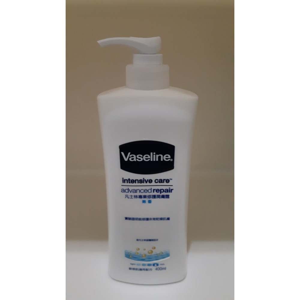 粟米小舖-Vaseline 凡士林專業修護潤膚露400ml 無香 敏感肌適用配方-規格圖2