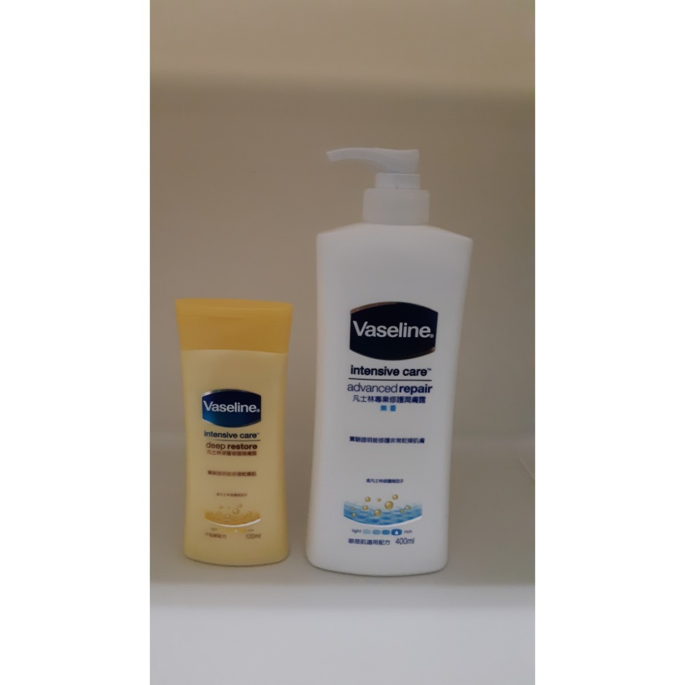 粟米小舖-Vaseline 凡士林專業修護潤膚露400ml 無香 敏感肌適用配方-規格圖2