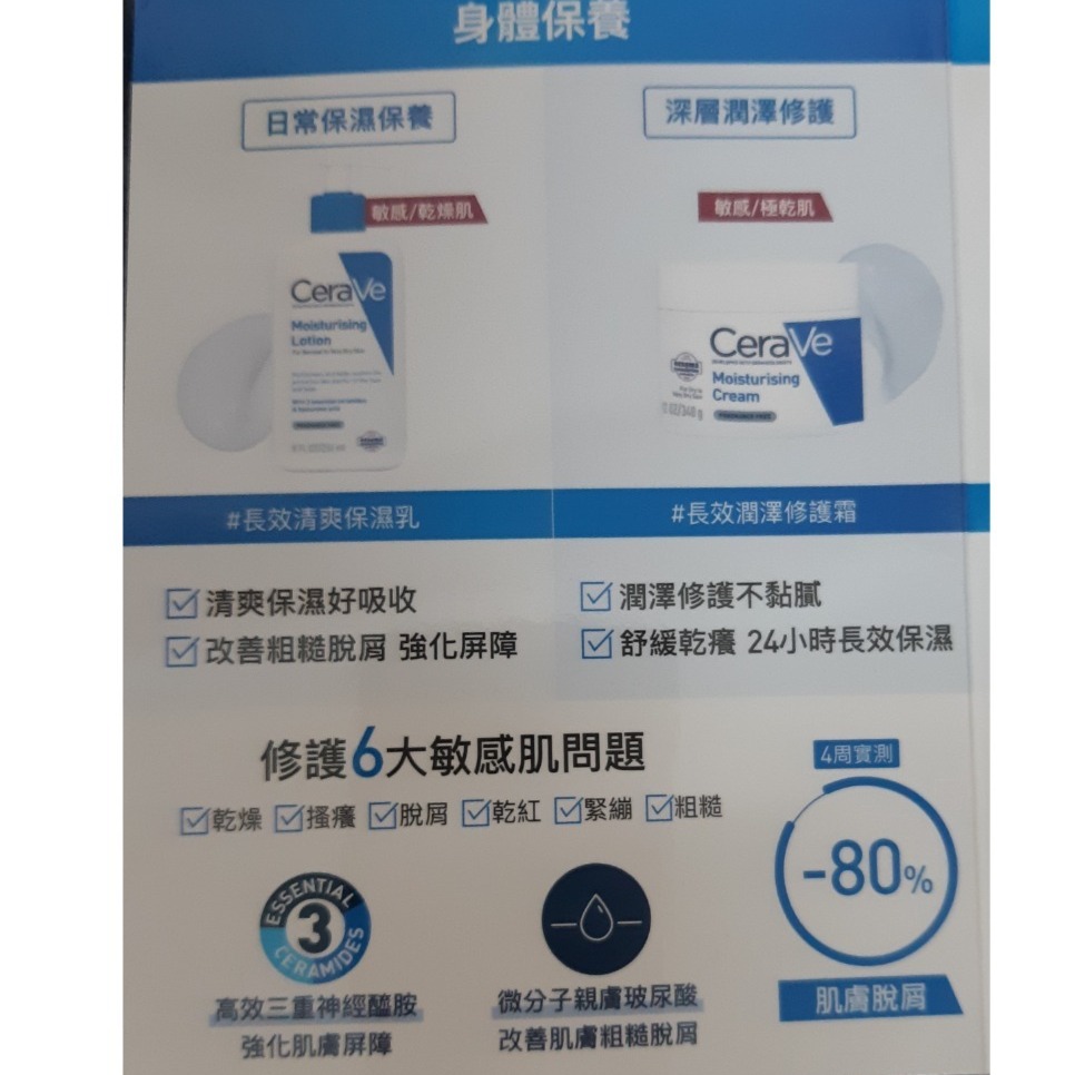 粟米小舖-CeraVe 適樂膚 長效潤澤修護霜 5ml-細節圖2