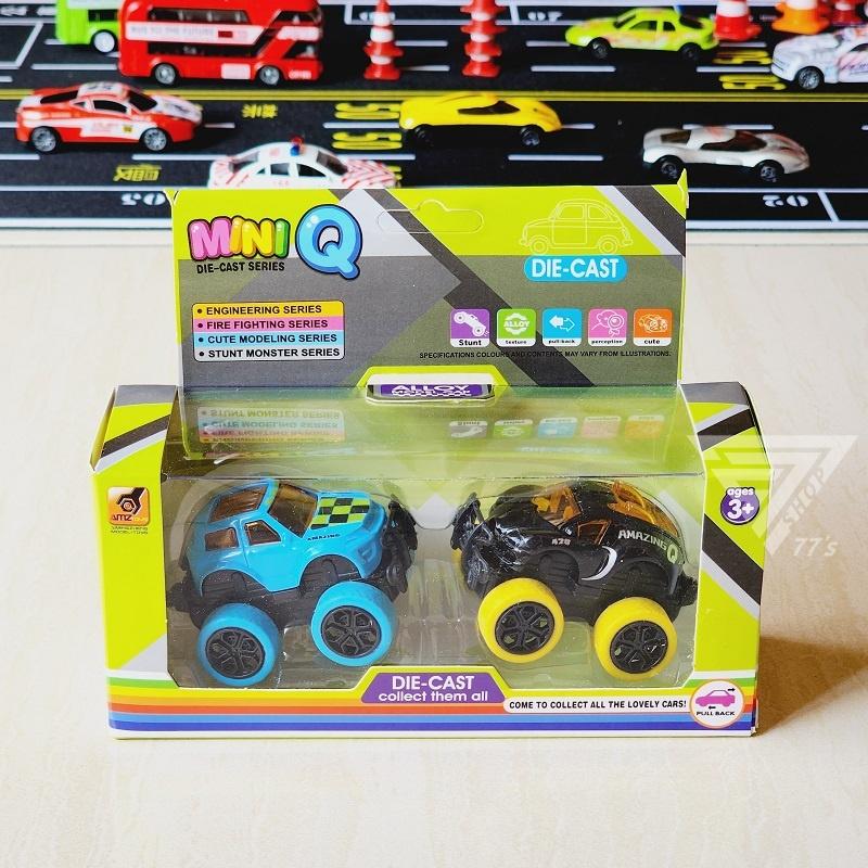 【台灣現貨】【大腳合金迴力車/4款8色可選】越野車 1/64 模型越野車 兒童玩具車 小汽車 你妳大腳車 賽車 男孩玩具-細節圖2