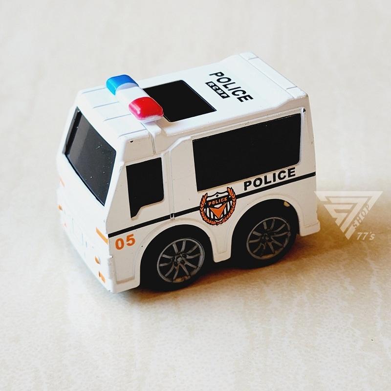 【台灣現貨】【Q版城市警車合金車】玩具警車 玩具小汽車 小車車 口袋玩具車 MINI車 迴力車 救援警車 可愛小車車-細節圖7