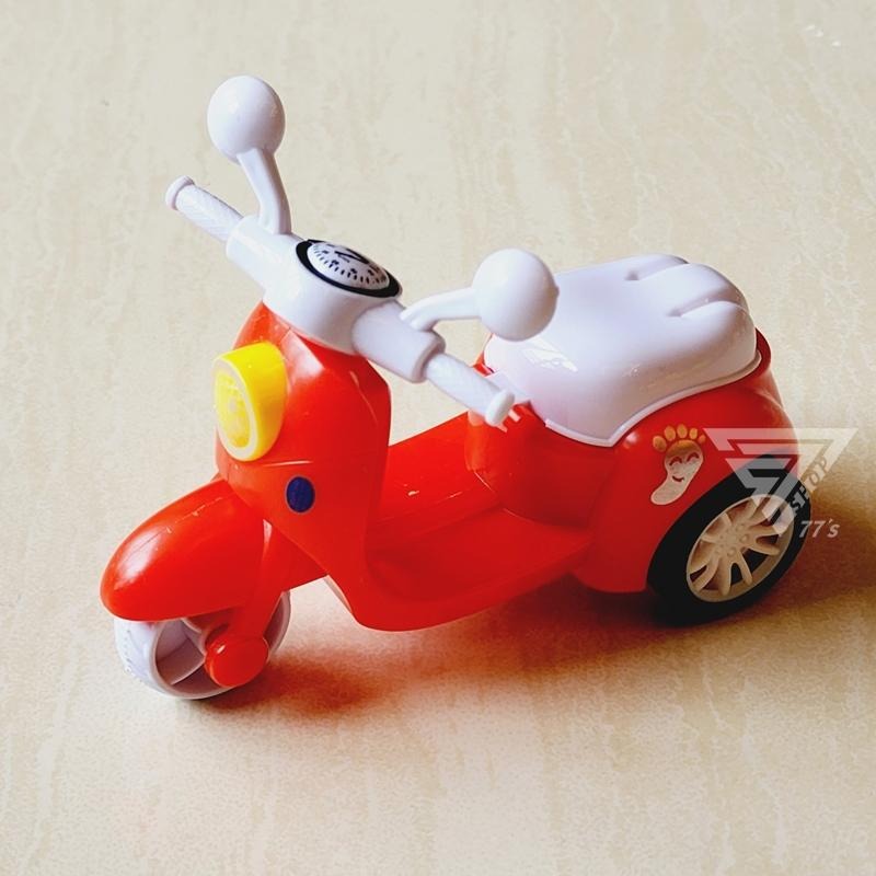 【台灣現貨】【超可愛仿真迴力摩托車/慣性玩具車】迴力車 Q版摩托車 小汽車玩具 玩具摩托車 小綿羊摩托車 卡通摩托車-細節圖6