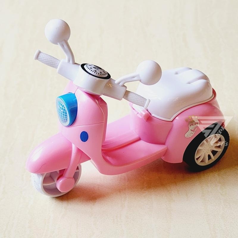 【台灣現貨】【超可愛仿真迴力摩托車/慣性玩具車】迴力車 Q版摩托車 小汽車玩具 玩具摩托車 小綿羊摩托車 卡通摩托車-細節圖7