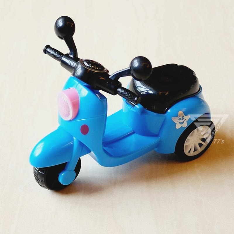 【台灣現貨】【超可愛仿真迴力摩托車/慣性玩具車】迴力車 Q版摩托車 小汽車玩具 玩具摩托車 小綿羊摩托車 卡通摩托車-細節圖8