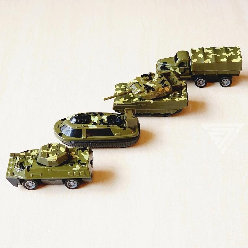 【台灣現貨】【戰車合金車/4款可選】坦克車 模型戰車 迷彩 裝甲車 砲車 軍艦 戰鬥車 小汽車 玩具戰車 模型車-細節圖4