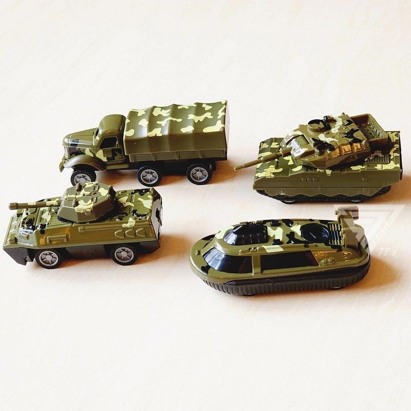 【台灣現貨】【戰車合金車/4款可選】坦克車 模型戰車 迷彩 裝甲車 砲車 軍艦 戰鬥車 小汽車 玩具戰車 模型車-細節圖5