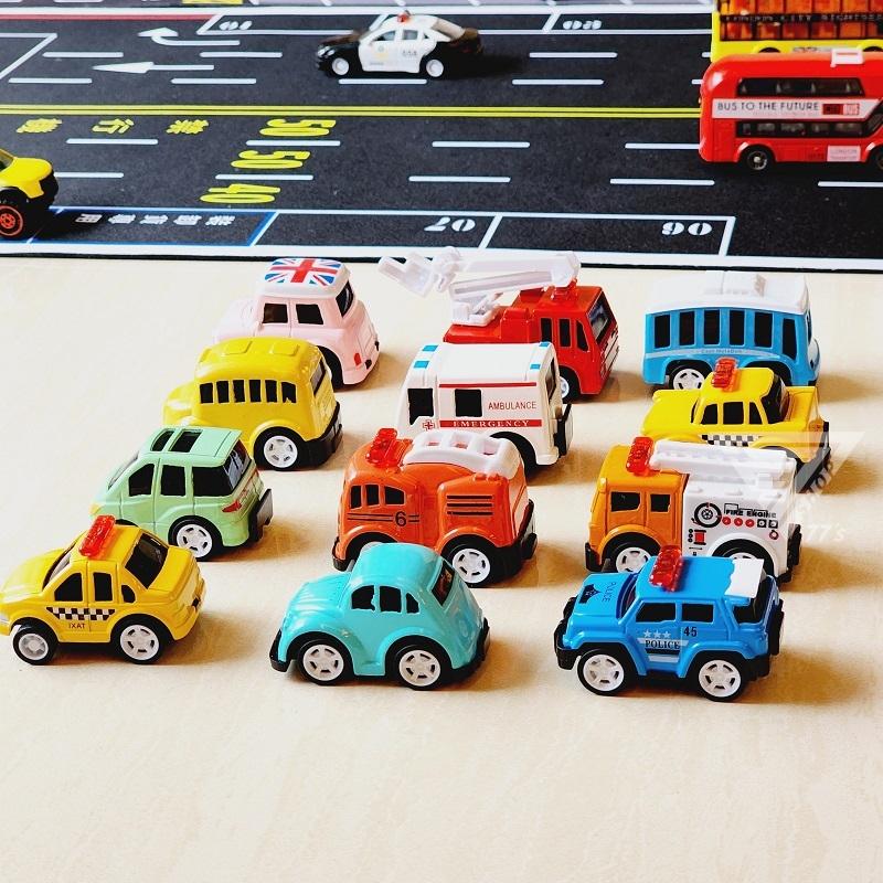 【台灣現貨】【12款Q版口袋可愛合金車】玩具合金車 口袋玩具小汽車 掌心玩具 迴力車 小車車 玩具車 MINI車車-細節圖6