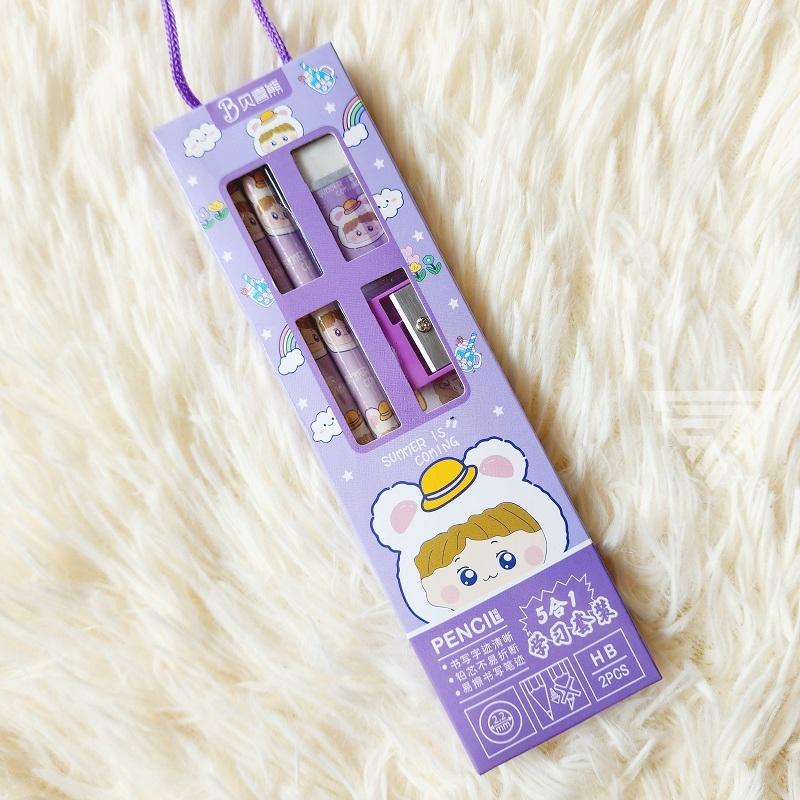 【台灣現貨】【可愛文具套裝禮盒/6款可選】兒童生日禮物 幼兒園開學小禮品 學生獎品 創意獎勵 幼兒園分享禮-細節圖5