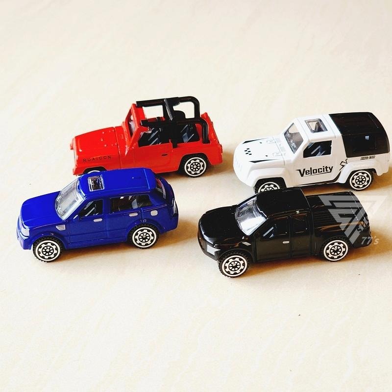【台灣現貨】【仿真吉普車 箱型合金車/4款可選】越野車 吉普車 貨車 卡車 1/48 模型玩具車 玩具車 小汽車 模型車-細節圖3