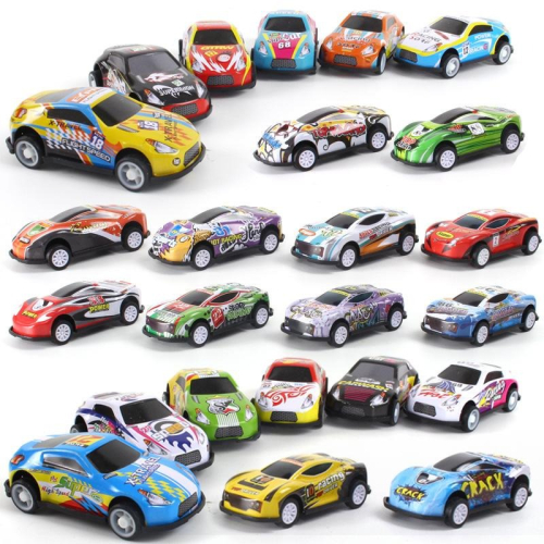 【台灣現貨】【多色玩具迴力賽車/隨機出貨】兒童玩具車 小汽車 模型玩具車 1/64 玩具跑車 玩具賽車 迴力車 小車車