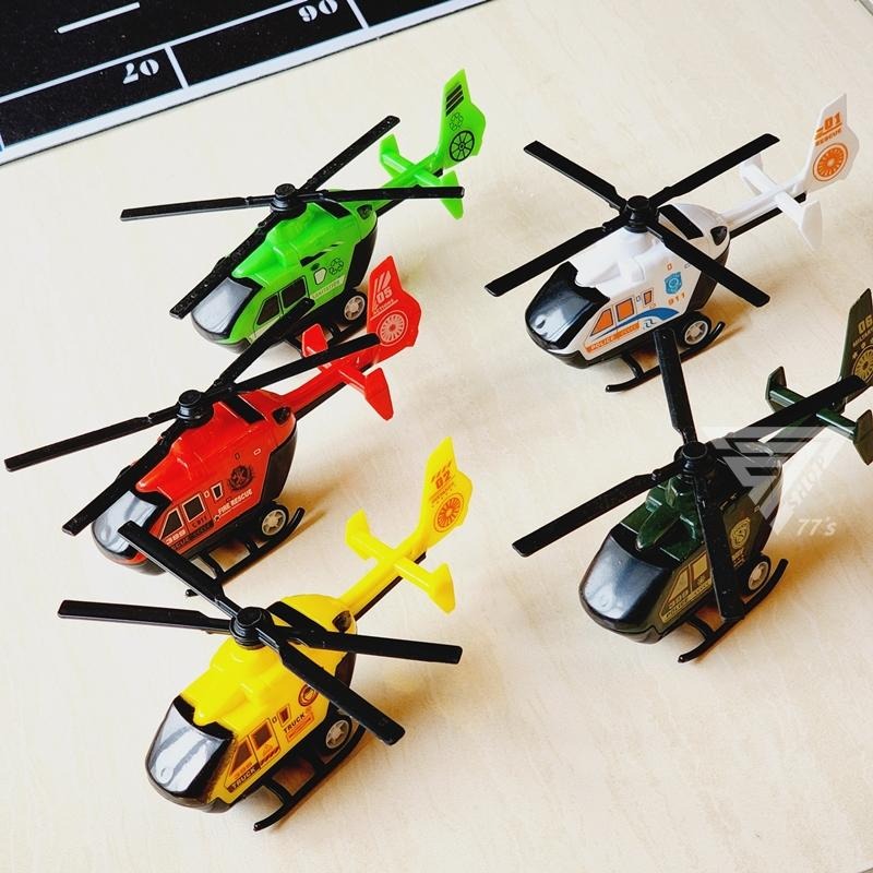 【台灣現貨】【塑膠大號迴力直升機玩具】玩具直升機 兒童直升機 回力直升機 警察救援直升機 飛機直升機 軍事直升機-細節圖2