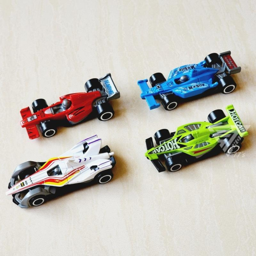 【台灣現貨】【F1方程式合金賽車/4色】1/64 F1賽車小汽車模型玩具車 兒童玩具車 賽跑車 F1跑車 F1賽車模型車