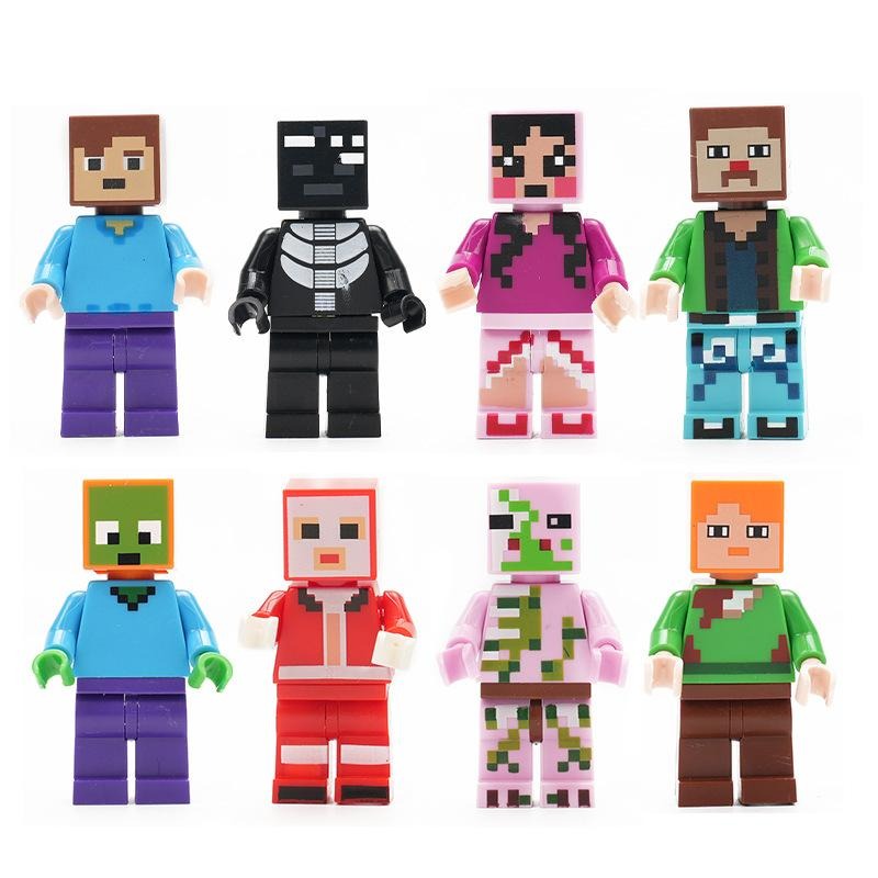 【台灣現貨】【小顆粒積木人偶/送武器頭盔/隨機出貨】積木公仔 積木人偶 街景積木 人偶 積木公仔 相容樂高人偶 警察積木-細節圖8