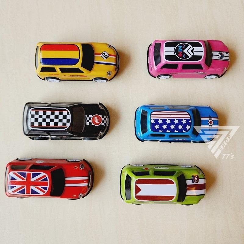 【台灣現貨】【仿真MINI COOPER休閒車/6款可選】1:43 模型玩具車 回力車  小汽車 玩具車 迴力車 小車車-細節圖7