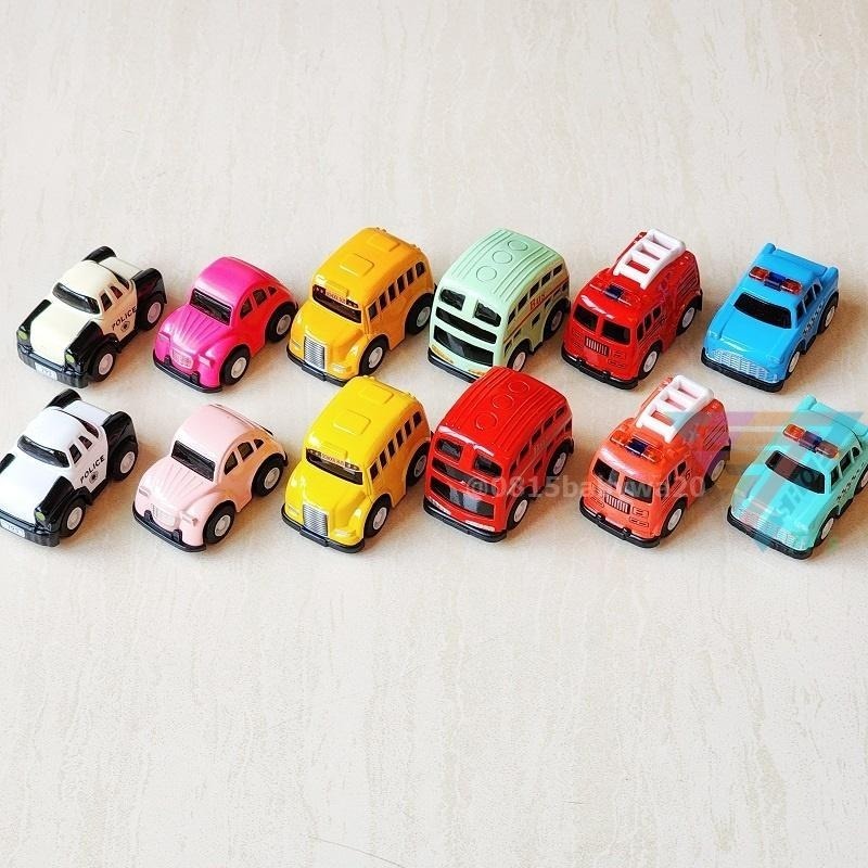 【台灣現貨】【Q版口袋迷你合金車】兒童合金車 口袋玩具小汽車 掌心玩具 迴力車 1:87 馬卡龍色 生日禮物 兒童禮物-細節圖3