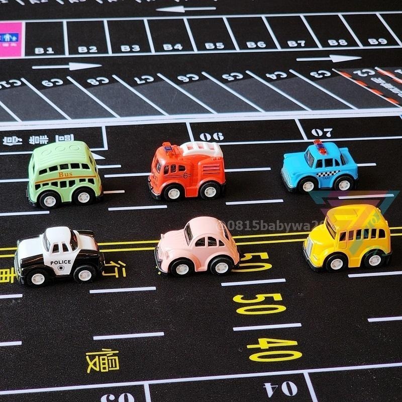 【台灣現貨】【Q版口袋迷你合金車】兒童合金車 口袋玩具小汽車 掌心玩具 迴力車 1:87 馬卡龍色 生日禮物 兒童禮物-細節圖5