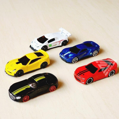 【台灣現貨】【仿真超跑合金模型車/5入一盒】1/64 模型玩具車 兒童玩具車 小汽車 模型跑車 賽車 跑車模型車