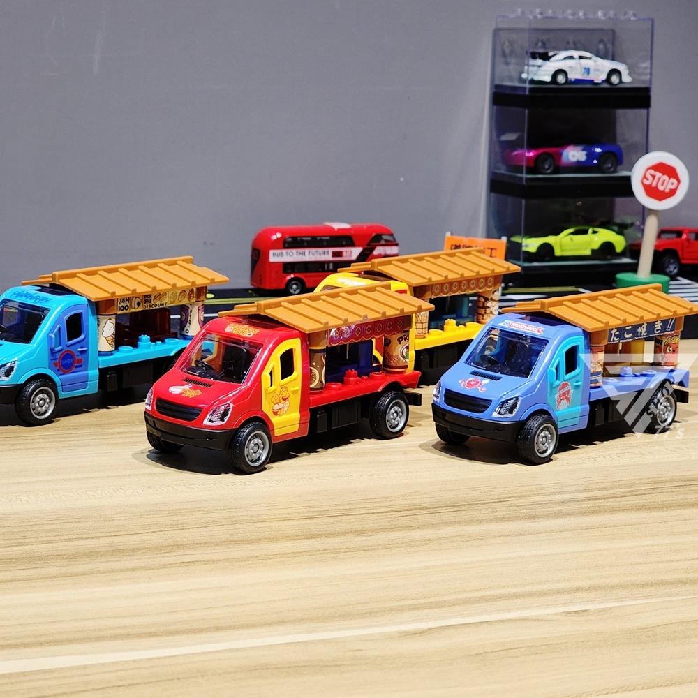 【台灣出貨】【雙開門中式餐車/4種款式】玩具餐車 行動餐車 攤販車 可開門玩具車 慣性玩具車 旅行餐車 小汽車玩具 餐車-細節圖5