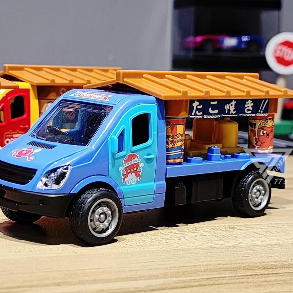 【台灣出貨】【雙開門中式餐車/4種款式】玩具餐車 行動餐車 攤販車 可開門玩具車 慣性玩具車 旅行餐車 小汽車玩具 餐車-細節圖7