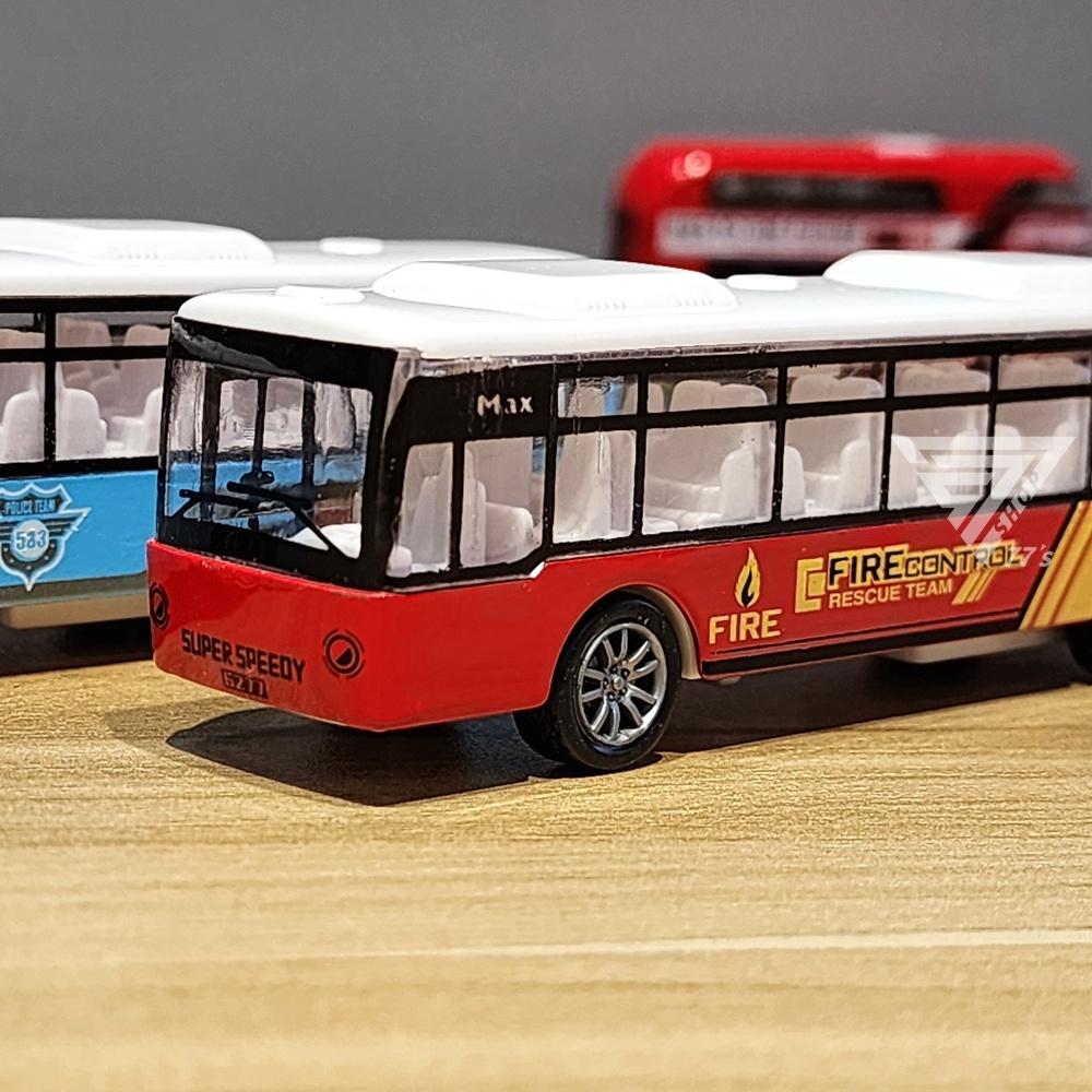 【台灣出貨】【加長巴士 警察車/消防車】大巴模型車 遊覽車 旅遊巴士 巴士玩具車 玩具巴士 旅行巴士模型車-細節圖6