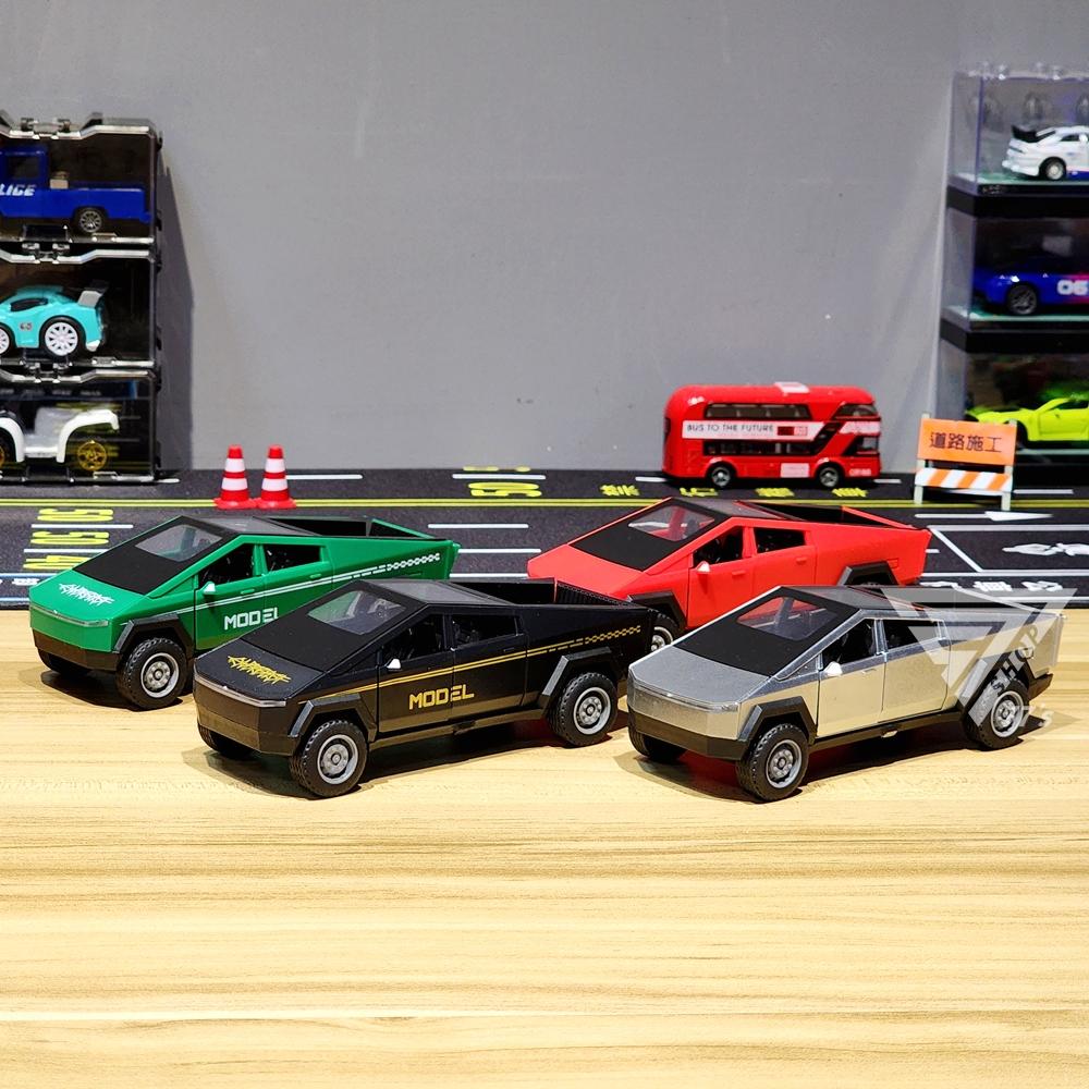 【特價出清】【3開門 特斯拉造型 皮卡 慣性車】可開門玩具車 玩具跑車 慣性車 模型玩具車 小汽車 汽車玩具-細節圖2