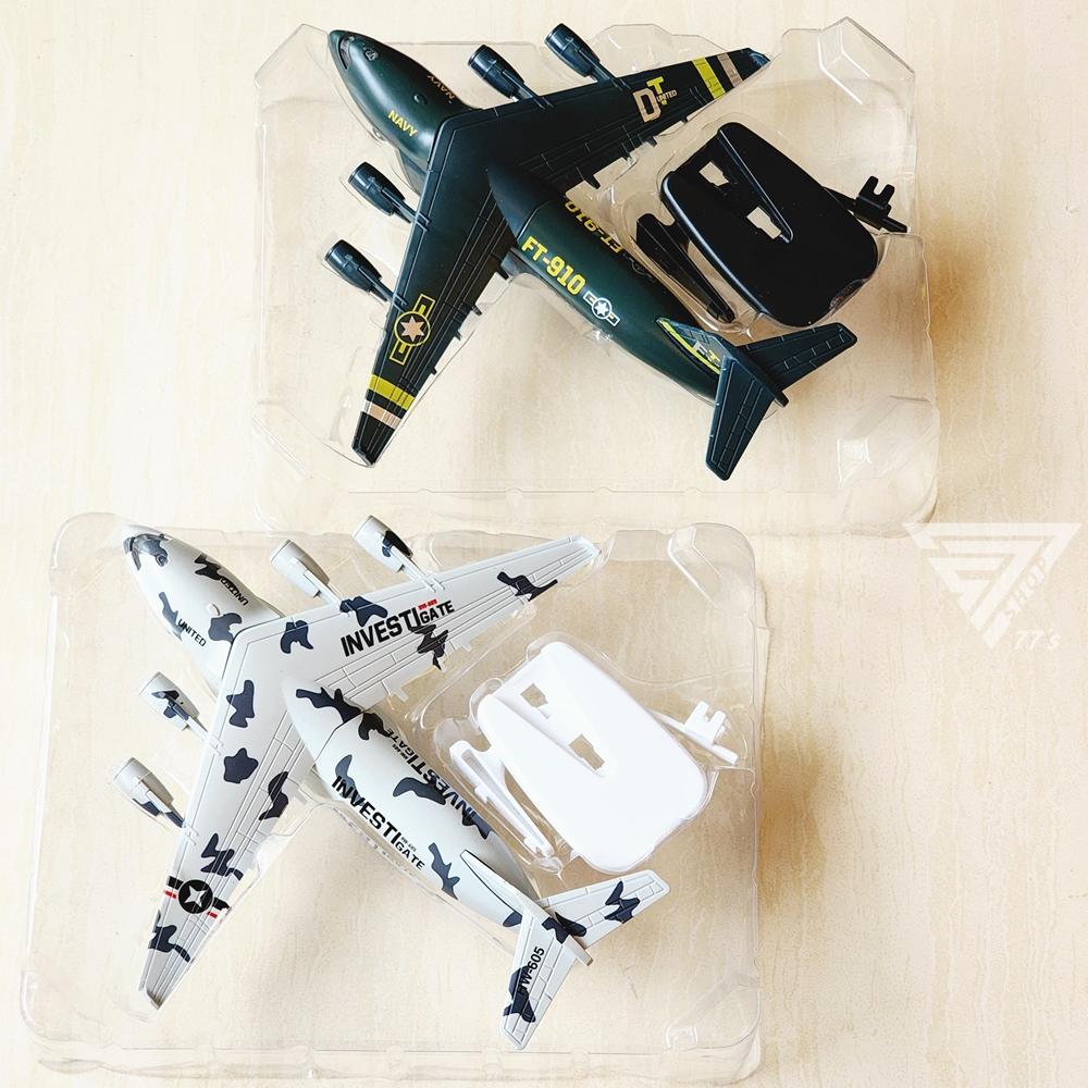 【台灣出貨】【22CM 聲光波音C-17運輸機/盒裝帶支架】合金飛機模型 大型玩具飛機 軍事飛機模型 飛機玩具-細節圖4