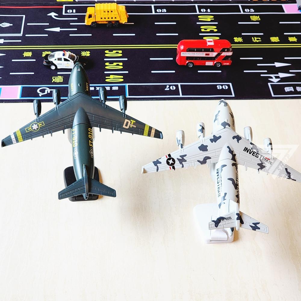 【台灣出貨】【22CM 聲光波音C-17運輸機/盒裝帶支架】合金飛機模型 大型玩具飛機 軍事飛機模型 飛機玩具-細節圖8