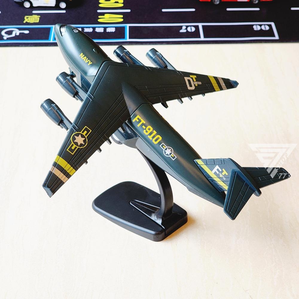 【台灣出貨】【22CM 聲光波音C-17運輸機/盒裝帶支架】合金飛機模型 大型玩具飛機 軍事飛機模型 飛機玩具-細節圖9
