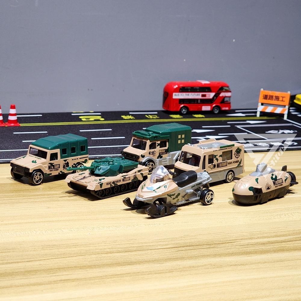【台灣出貨】【迷彩軍事戰略車 警車 合金車】軍事戰車 迷彩戰車玩具車 模型戰車 裝甲車 砲車 軍艦 軍事玩具 戰備車-細節圖4
