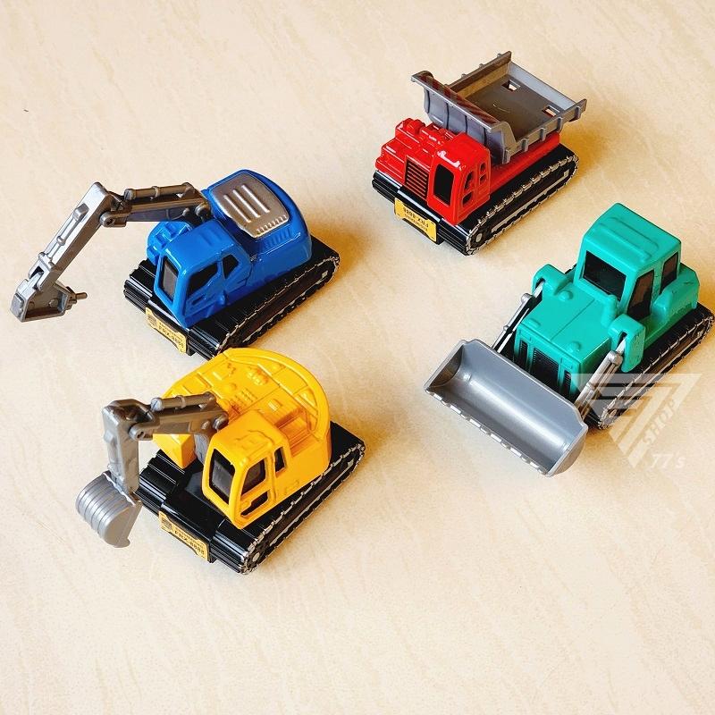 【台灣出貨】【繽紛工程車合金車/4款可選】工程車玩具 小汽車 挖土機 怪手 鑽地車 砂石車 鏟土機 水泥車 堆高機-細節圖4