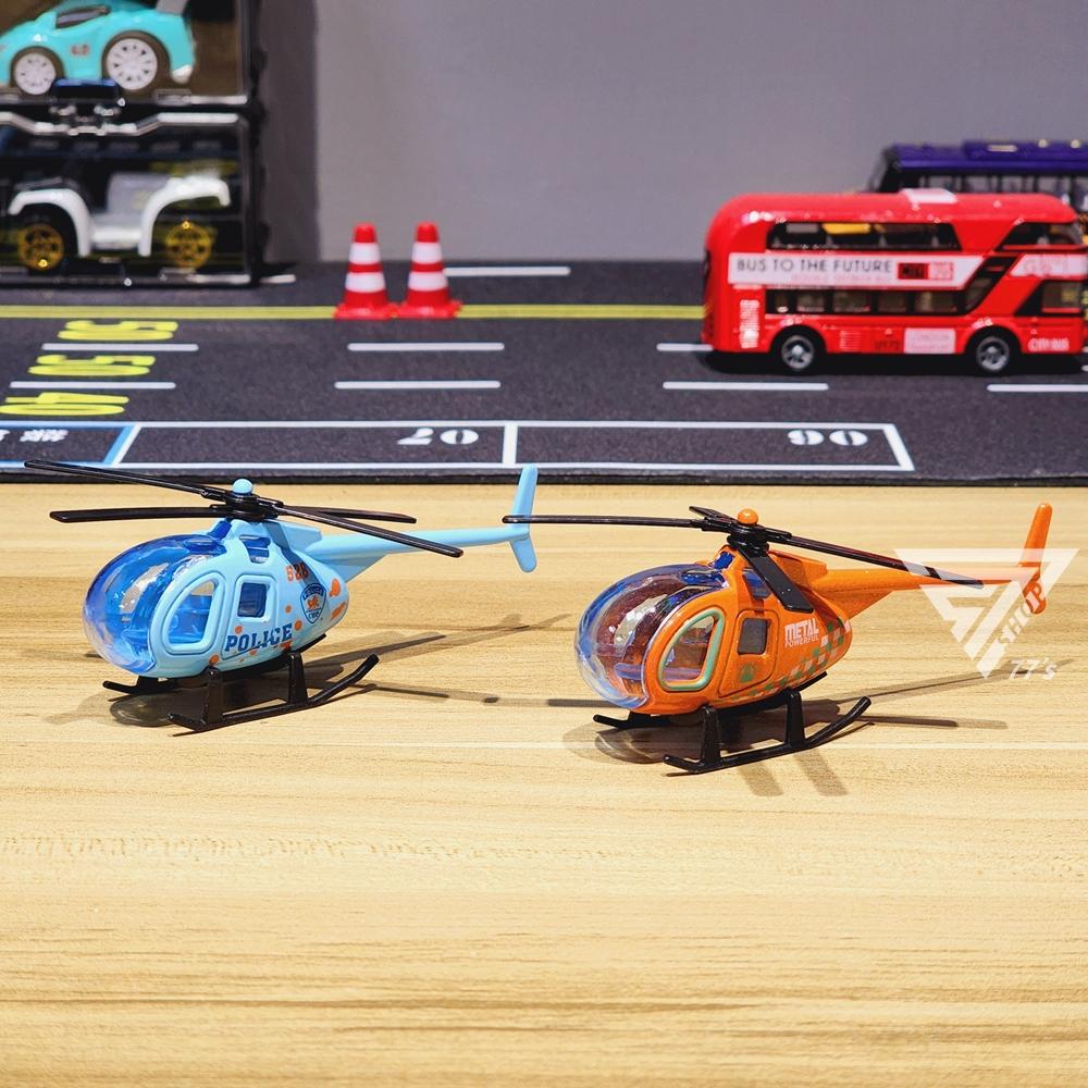 【台灣出貨】【仿真合金直升機模型/9色可選】1:64 玩具直升機 警察 救援直升機 119 玩具飛機 模型直升機-細節圖2