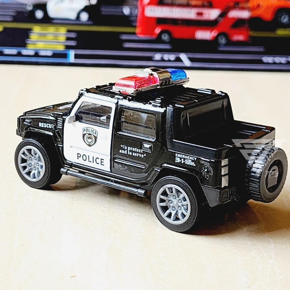 【台灣出貨】【警消皮卡合金車】合金小汽車 玩具車 警車 消防車 吉普車 越野車 汽車玩具 模型警車 消防玩具車-細節圖8