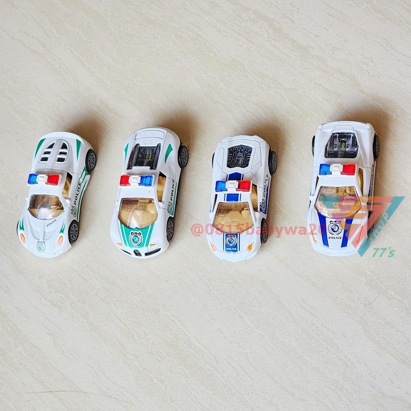 【台灣出貨】【仿真警車合金車/4款可選】1:64 模型玩具 警察 消防車 救護車 安全玩具 滑行車 道路場景 110-細節圖2
