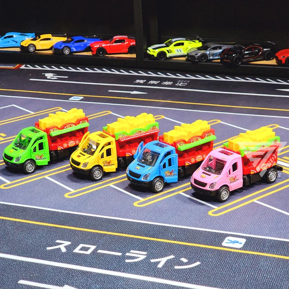 【台灣出貨】【薯條餐車/4色可開門】玩具餐車 慣性車 可開門玩具車 攤販車 旅行餐車 小汽車 小汽車玩具 餐車玩具-細節圖8