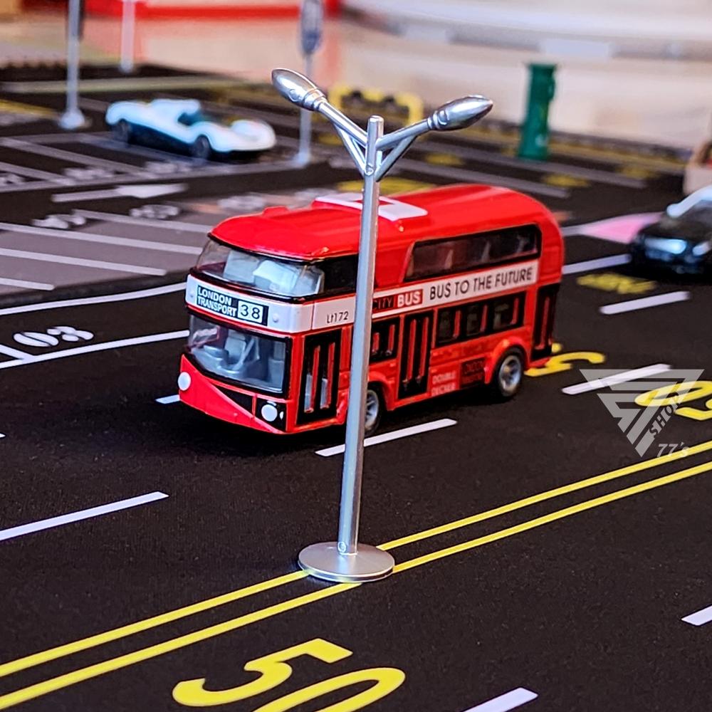 【台灣出貨】【英文11件組 城市交通號誌】路燈 紅綠燈  道路場景 停車場配件 郵箱 車站站牌 認知玩具 交通號誌-細節圖4