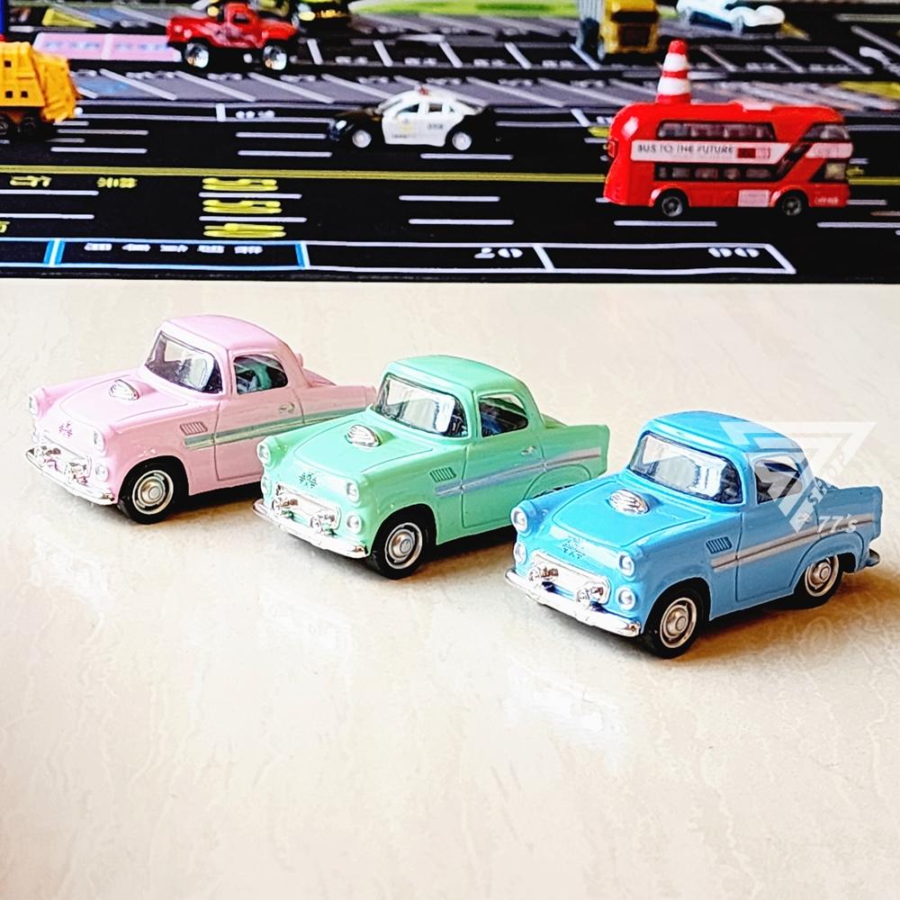【台灣出貨】【 Q版復古合金小車】玩具車 泰國三輪車 小汽車 雙層巴士 復古老爺車 金龜車  mini cooper-細節圖7